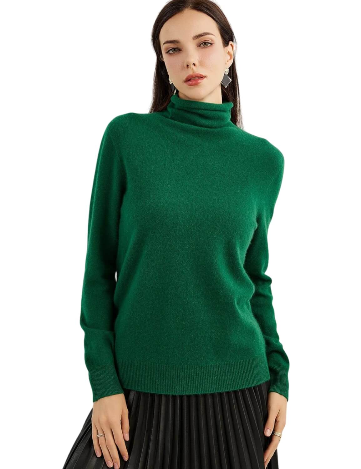 Mongolian Cashmere Turtleneck Sweater