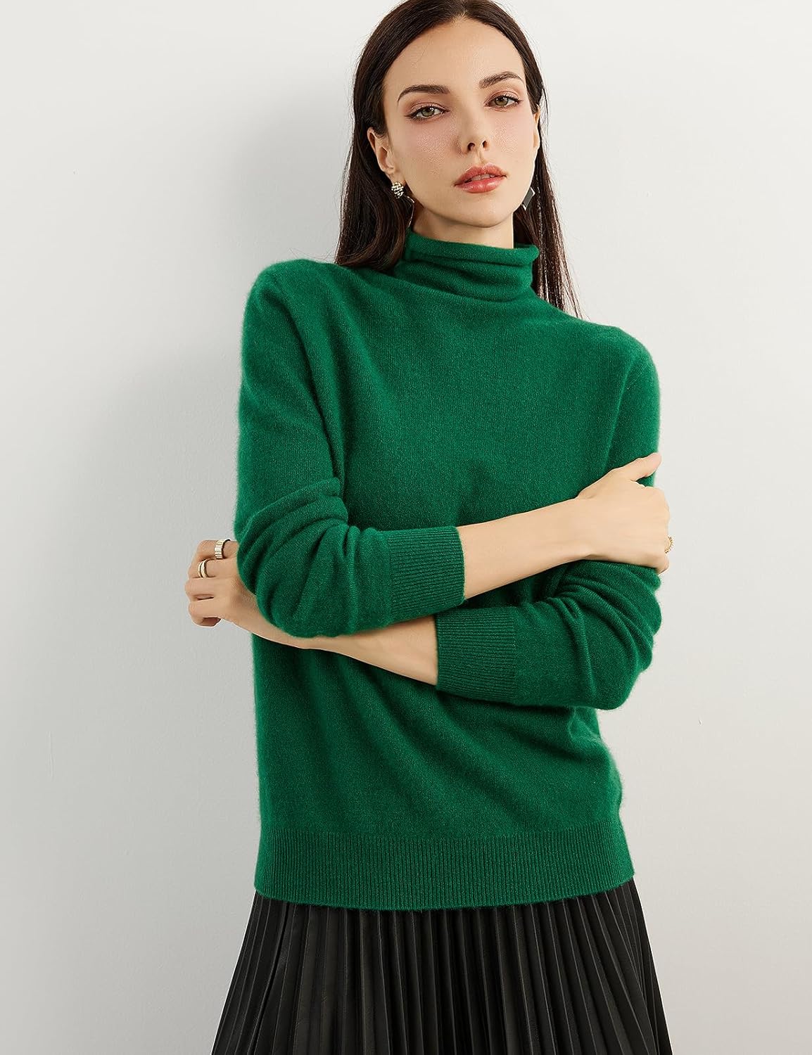 Mongolian Cashmere Turtleneck Sweater
